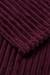 Appletree 'Morritz' Faux Fur Throw in Burgundy - Size: 130 cm x 180 cm - thumbnail 4