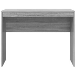 Berkfield Home Computer Desk Grey sonoma MDF 100 x 40 x 76 cm Simple - thumbnail 4