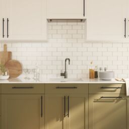 Berkfield Home Cabinet Handles 20 pcs Black 224 mm Stainless Steel - thumbnail 4