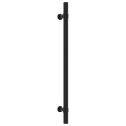 Berkfield Home Cabinet Handles 20 pcs Black 224 mm Stainless Steel - thumbnail 3