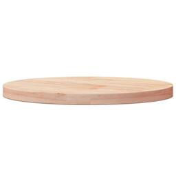 Berkfield Home Table Top Ã˜40x2.5 cm Solid Wood Pine in Light Tan - Size: 40x2.5 cm