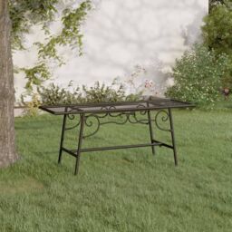 Berkfield Home Tree Bench 110 cm Black Steel