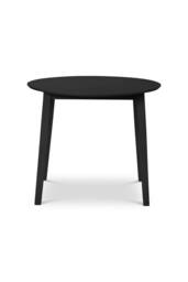 Julian Bowen Coast Round 2-4 Seater Drop Leaf Dining Table in Black - thumbnail 5