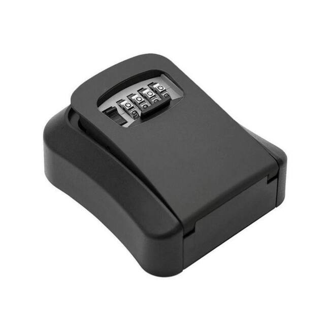 Kelvenix Outdoor Security Wall Mounted Key Safe Box in Black - image 1
