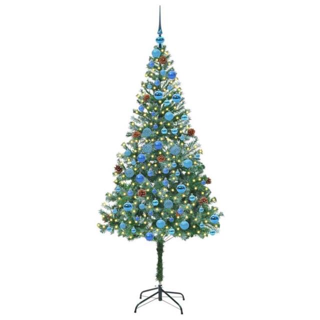 Berkfield Home Elegant Artificial Christmas Tree with Stand Green 180 cm PVC and - image 1