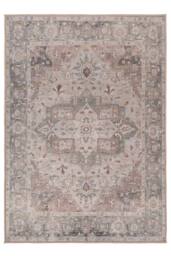Kukoon Machine Washable Natural Jute Blend Beige Medalion Area Rug - Size: 60 cm x 240 cm - thumbnail 1