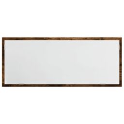 Berkfield Home LED Bathroom Mirror Smoked Oak 100x8.5x37 cm Engineered Wood in Brown - thumbnail 6