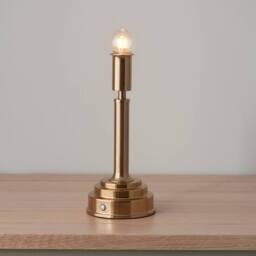 Netlighting Upton Rechargeable Yellow Table Lamp Jade Fabric Ikat Shade 16cm - thumbnail 5