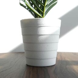 Leaf Artificial Mini Palm Tree 50cm Fully Potted Pack of 6 in Green - thumbnail 5