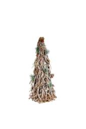 KDMD 84cm Wooden Frosted Decorative Christmas Twig Tree with Lights in Brown - thumbnail 6