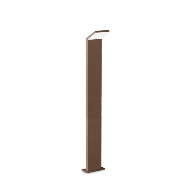 Netlighting Style Integrated LED 100cm Outdoor Bollard Coffee 1050Lm 3000K IP54 in Brown
