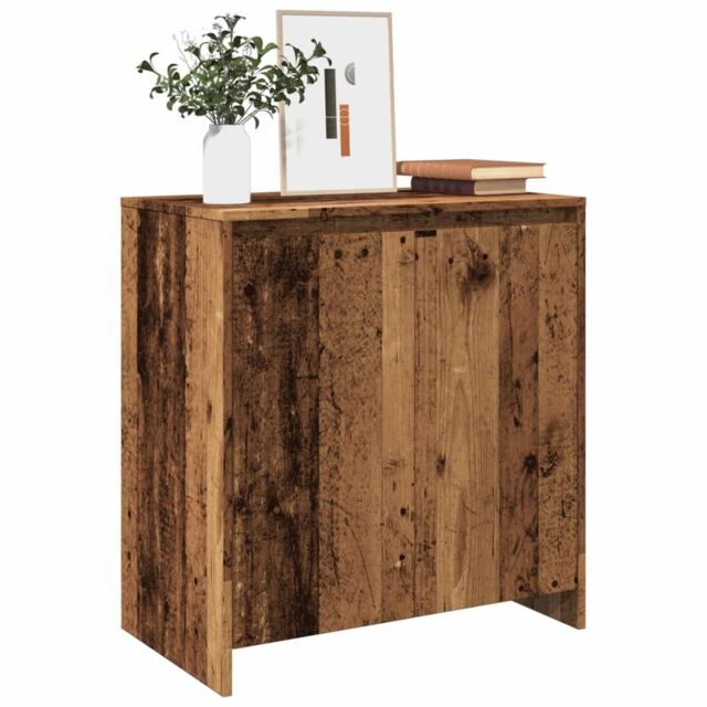 Berkfield Home Sideboard Old Wood 70x41x75 cm Engineered Wood in Brown - Size: 70 x 41 x 75 cm - image 1