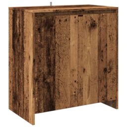 Berkfield Home Sideboard Old Wood 70x41x75 cm Engineered Wood in Brown - Size: 70 x 41 x 75 cm - thumbnail 2