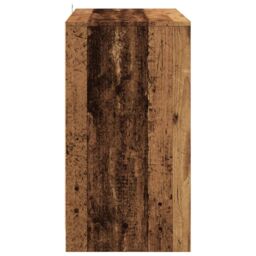 Berkfield Home Sideboard Old Wood 70x41x75 cm Engineered Wood in Brown - Size: 70 x 41 x 75 cm - thumbnail 5