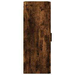 Berkfield Home Wall Mounted Cabinet Smoked Oak 34.5x34x90 cm in Brown - thumbnail 8