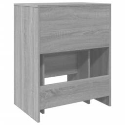 Berkfield Home Beautiful Dressing Table & Stool Grey Sonoma 60x40x113.5 cm - thumbnail 7