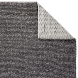 The Rug Shop UK Charcoal Handmade Wool Modern Plain Easy To Clean Charcoal Area Rug - Size: 200 cm x 290 cm - thumbnail 3