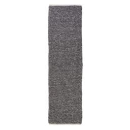 The Rug Shop UK Charcoal Handmade Wool Modern Plain Easy To Clean Charcoal Area Rug - Size: 200 cm x 290 cm - thumbnail 7