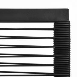 Berkfield Home Garden Chairs 2 pcs Black PVC Rattan - thumbnail 6