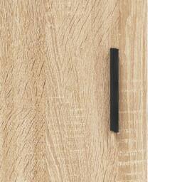 Berkfield Home Highboard Sonoma Oak 69.5x34x180 cm Engineered Wood in Light Brown - thumbnail 9