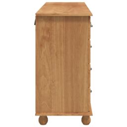 "Berkfield Home Chest of Drawers ""ASKIM"" 79x40x133.5 cm Solid Wood Pine in Brown" - thumbnail 7