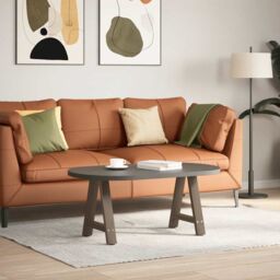 Berkfield Home Coffee Table Legs A-Shaped 2 pcs 38x(42-43) cm Steel in Black - thumbnail 2
