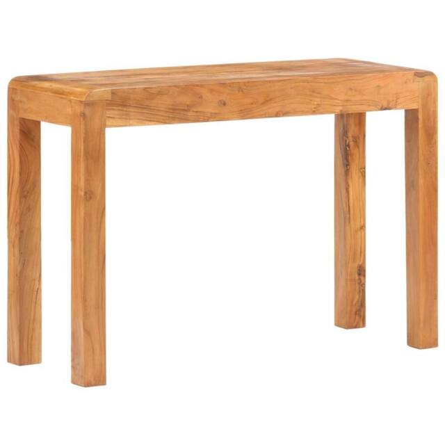 Berkfield Home Console Table 110x40x76 cm Solid Acacia Wood in Honey Finish in Brown - Size: 110 x 40 x 76 cm - image 1