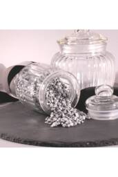KDMD 750 Gram Jar of Silver Pebbles 3 Pack - thumbnail 5