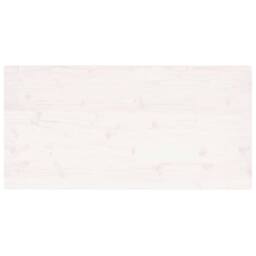 Berkfield Home Table Top White 110x55x2.5 cm Solid Wood Pine Rectangular - thumbnail 5