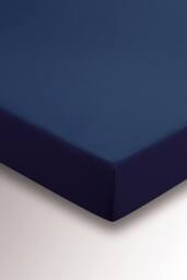 Helena Springfield 'Extra Deep Plain Dye' 180TC Fitted Sheet in Navy - Size: King Fitted - thumbnail 1