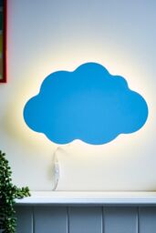 BHS Lighting Glow Cloud Wall Light in Blue - thumbnail 4