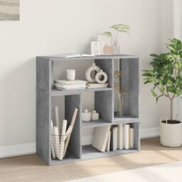 Berkfield Home TV Cabinets 2 pcs Concrete Grey 75x30x50 cm Engineered Wood - Size: 75 x 30 x 50 cm - thumbnail 4