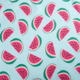 OHS Watermelon Fleece Throw Bedspread Sofa Chair Garden Travel Soft Warm Car Blanket in Bright Blue - thumbnail 6