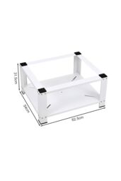 Living and Home Washing Machine Dryer Pedestal in White - thumbnail 6