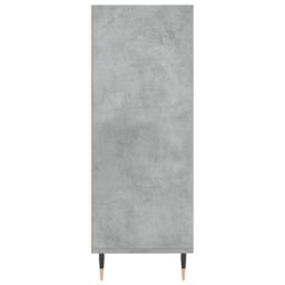 Berkfield Home Bookcase Concrete Grey 69.5x32.5x90 cm Engineered Wood in Brown - thumbnail 5