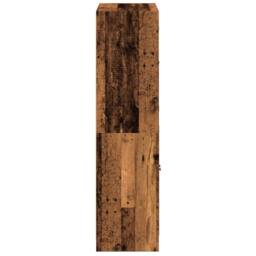 Berkfield Home Highboard with Doors Old Wood 68x37x142 cm Engineered Wood in Brown - Size: 68 x 37 x 142 cm - thumbnail 5