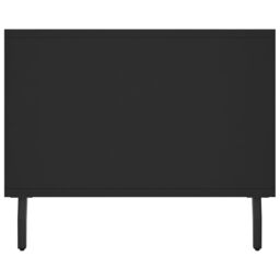 Berkfield Home Coffee Table Black 102x50x40 cm Engineered Wood - Size: 102 x 50 x 40 cm - thumbnail 6