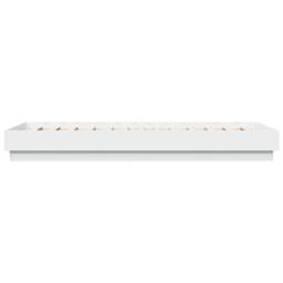 Berkfield Home Bed Frame without Mattress White 90x200 cm Engineered Wood - thumbnail 5