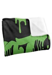 Nickelodeon Slime Hot Mess Silky Touch Super Soft Throw Blanket 152 X 127 cm in White - thumbnail 3