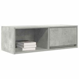 Berkfield Home TV Cabinets 2 pcs Concrete Grey 80x31x25.5 cm Engineered Wood - thumbnail 4