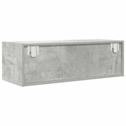 Berkfield Home TV Cabinets 2 pcs Concrete Grey 80x31x25.5 cm Engineered Wood - thumbnail 9