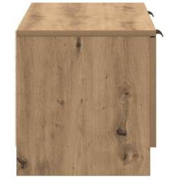 Berkfield Home TV Cabinet Artisan Oak 102x35x36.5 cm Engineered Wood in Brown - thumbnail 6