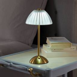 Coopers of Stortford Brass Effect Rechargeable Touch Table Lamp with 3 Light Modes in Bronze - thumbnail 2