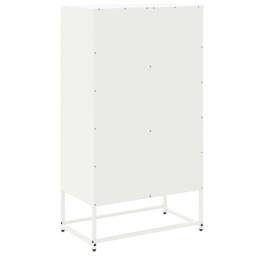 Berkfield Home Highboard White 68.5x38.5x123.5 cm Steel - thumbnail 8