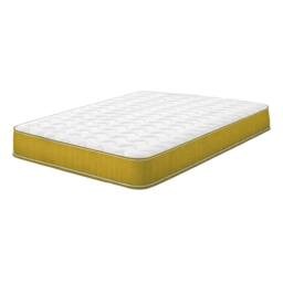 eXtreme Comfort Ltd 18cm Hybrid Memory Foam Spring Mattress CoolTouch Cover in Yellow - Size: Small Single