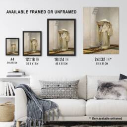 "Artery8 Smoke of Ambergris John Singer Sargent Framed Wall Art Print - Size: W12"" x H16""" - thumbnail 3