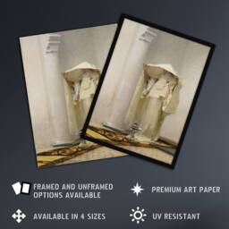 "Artery8 Smoke of Ambergris John Singer Sargent Framed Wall Art Print - Size: W12"" x H16""" - thumbnail 2