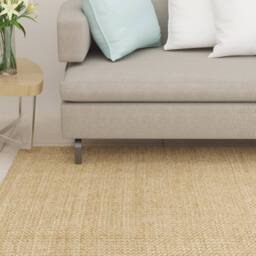 Berkfield Home Rug Natural Sisal 80x350 cm in Light Tan - Size: Medium - thumbnail 2