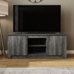 GFW Canyon Wide TV Unit in Charcoal - thumbnail 1