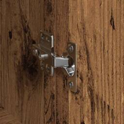 Berkfield Home Highboard with Shelf with Storage with Door Brown Engineered wood - thumbnail 9